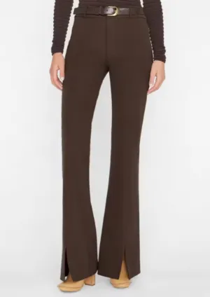 Le High Flare Split Front Trouser