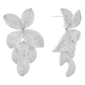 Leaf Cluster Stud Earring
