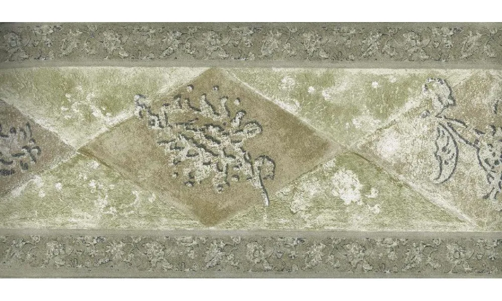 Leaf Cut Diamond WD76849B Wallpaper Border