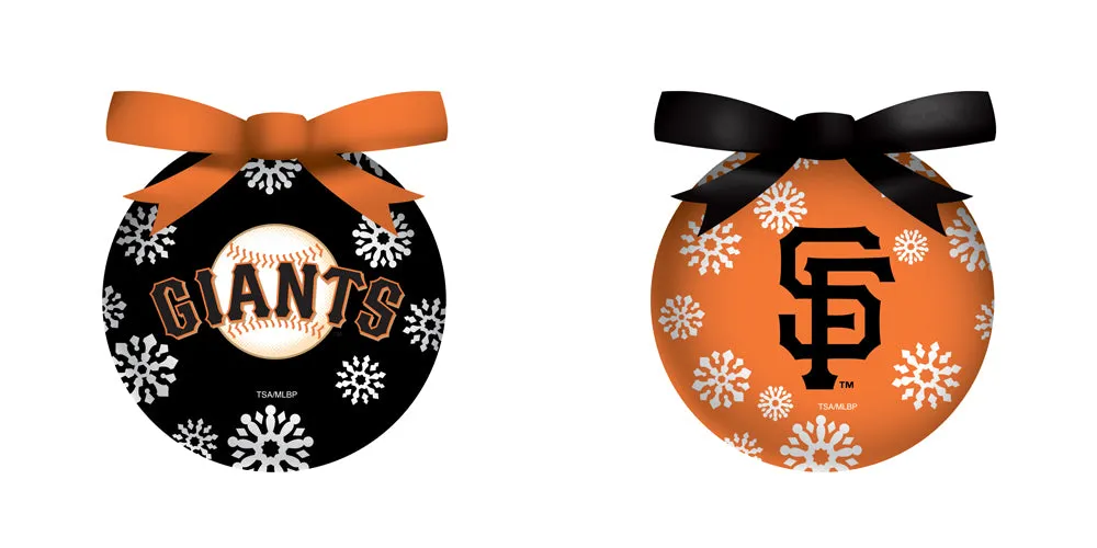 LED Boxed Ornament Set of 6, San Francisco Giants,3ot4223