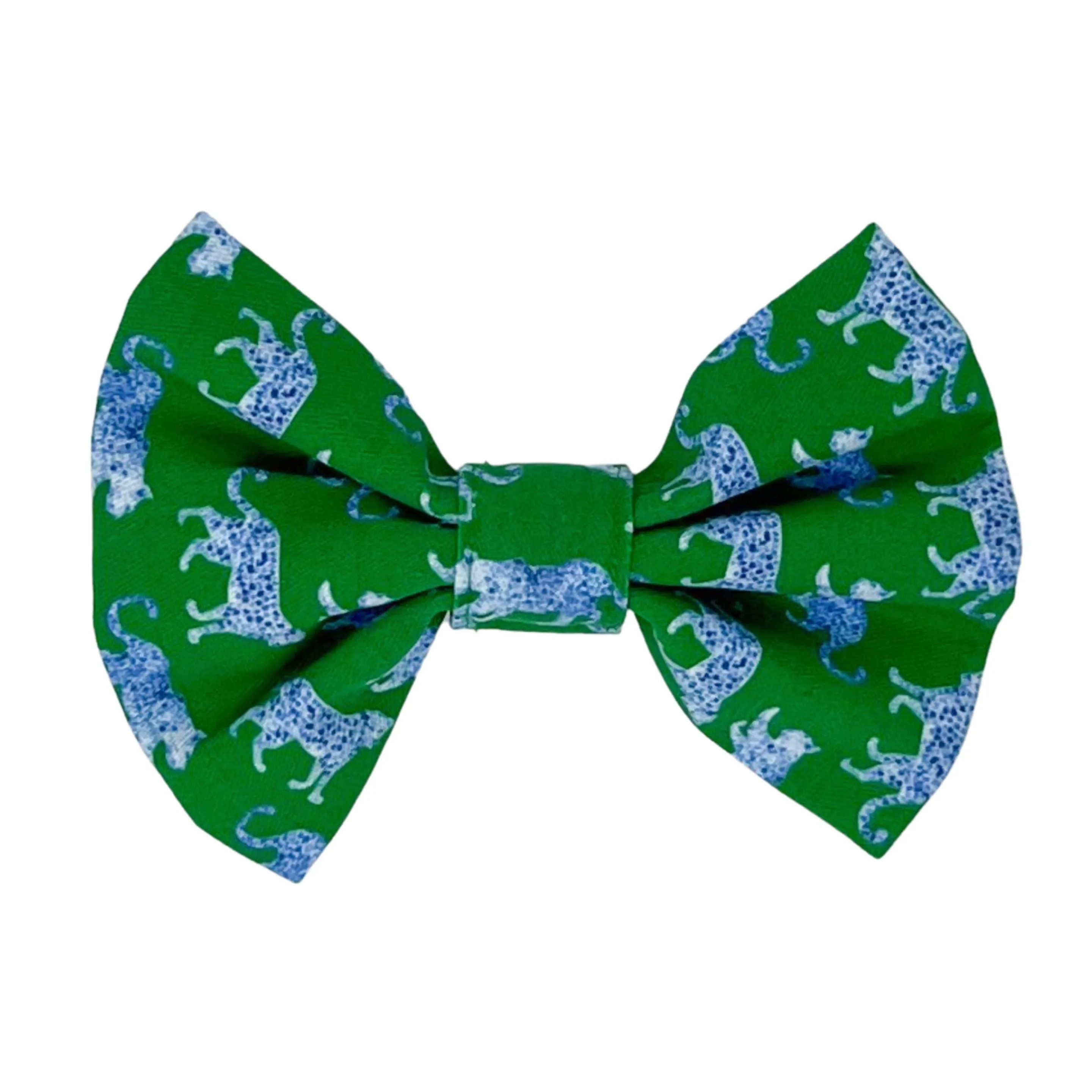 Leopard Parade Classic Dog Collar   Bow Tie