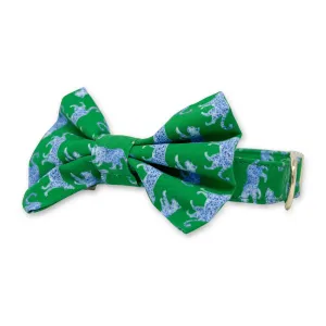 Leopard Parade Classic Dog Collar   Bow Tie