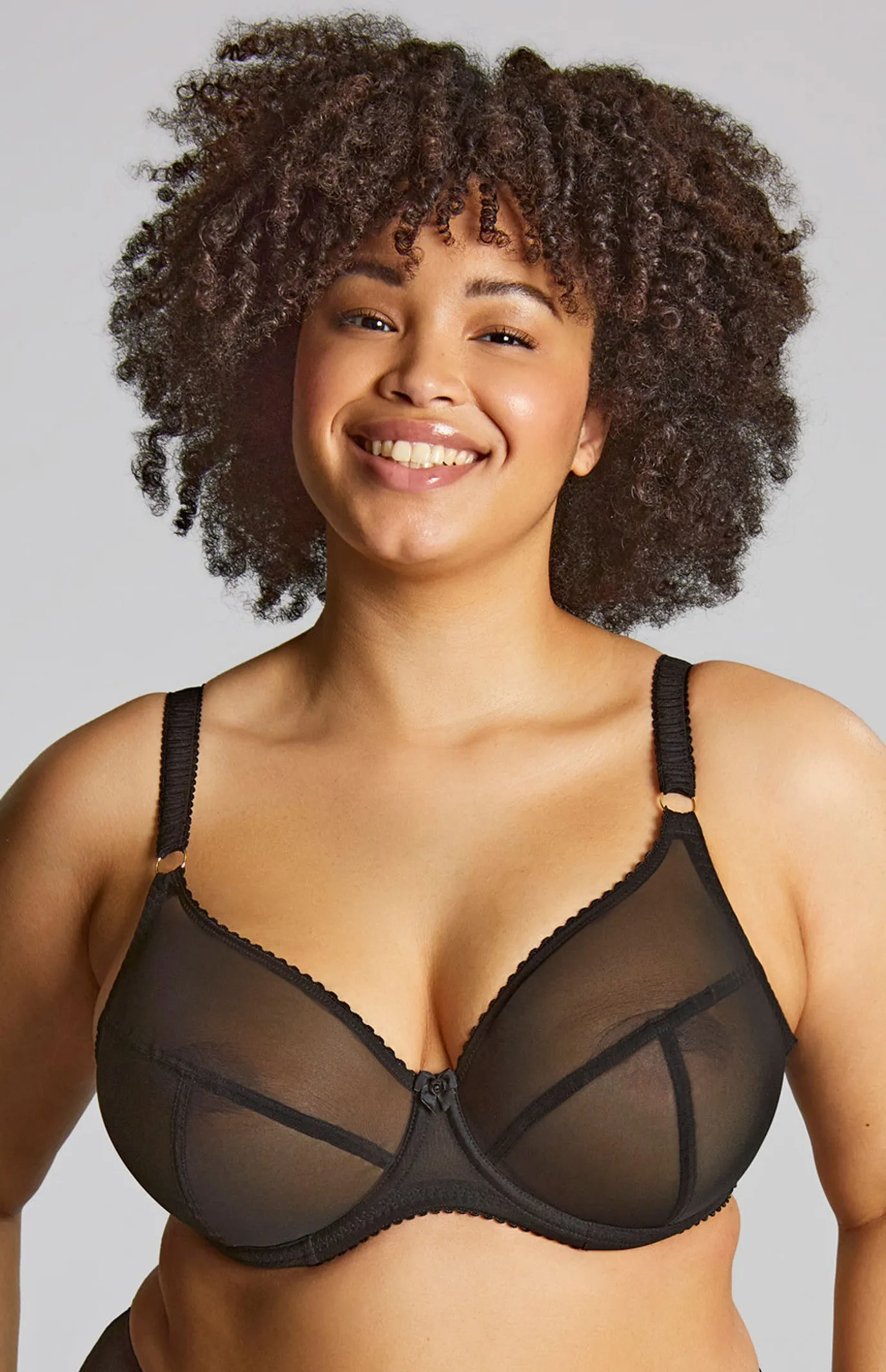 Liberty Plunge Bra In Black - Sculptresse