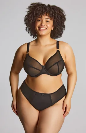 Liberty Plunge Bra In Black - Sculptresse