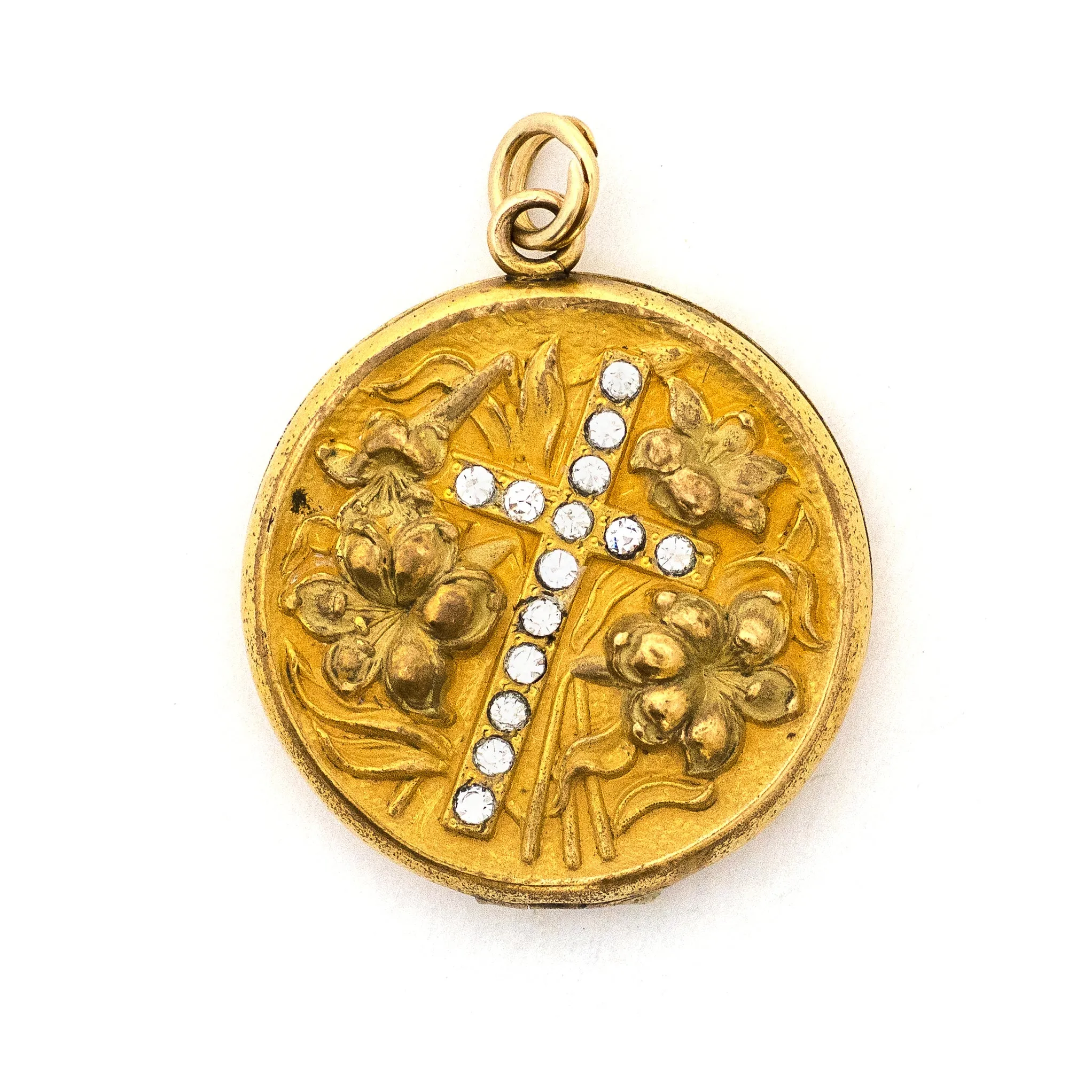 Lilies Cross Locket