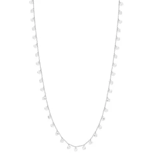 LONG DAINTY NECKLACE, SILVER
