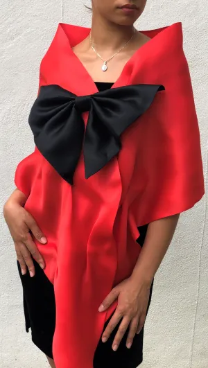 Long Wrap with Bow