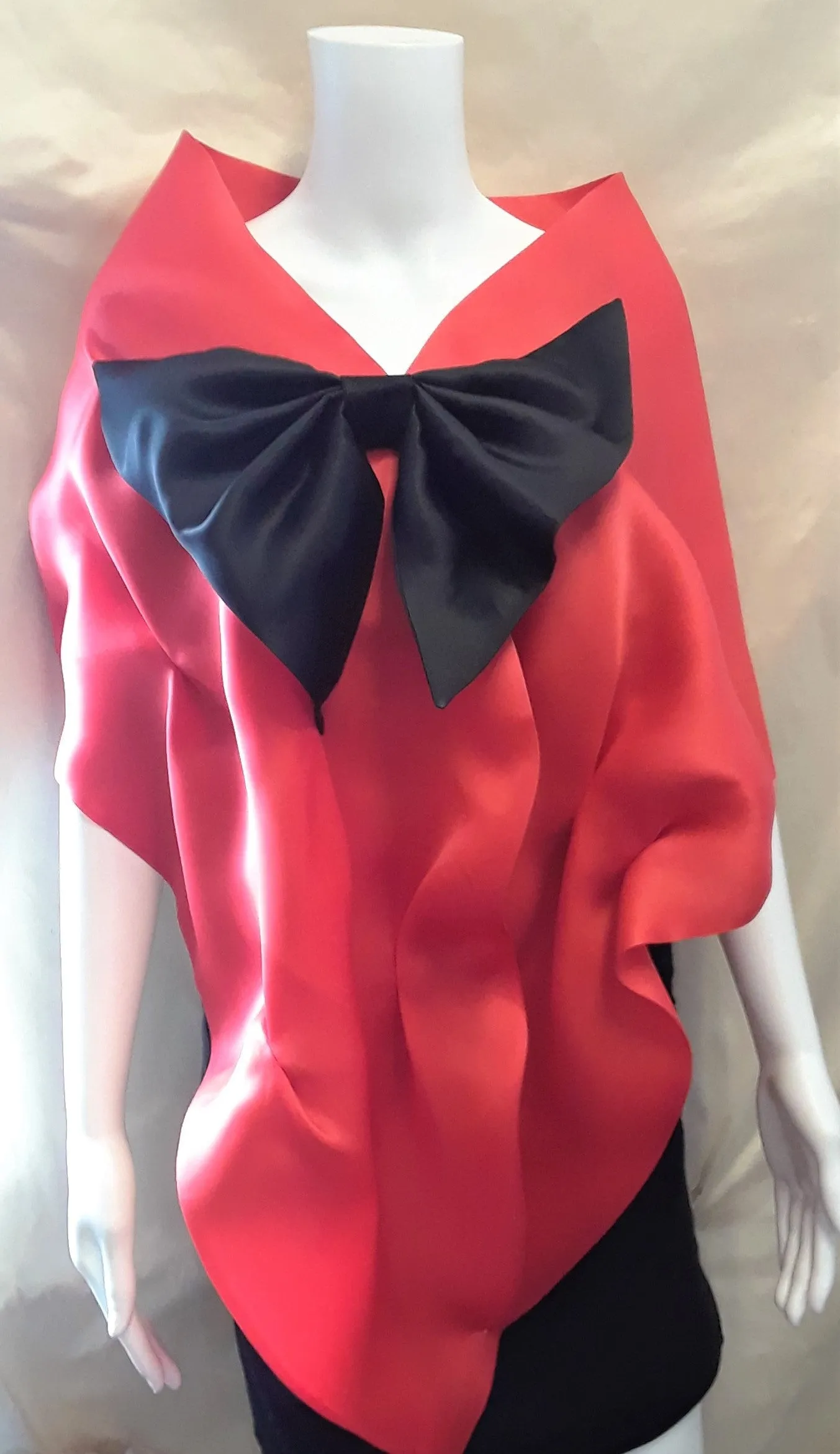 Long Wrap with Bow