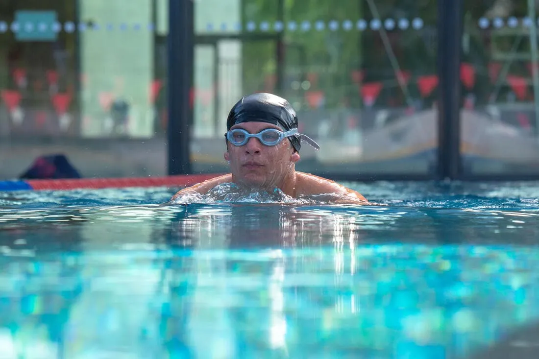 Lunettes De Natation - Ready - Taille Unique - Verres Clairs - Gris