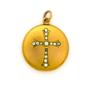 Madonna Cross Locket