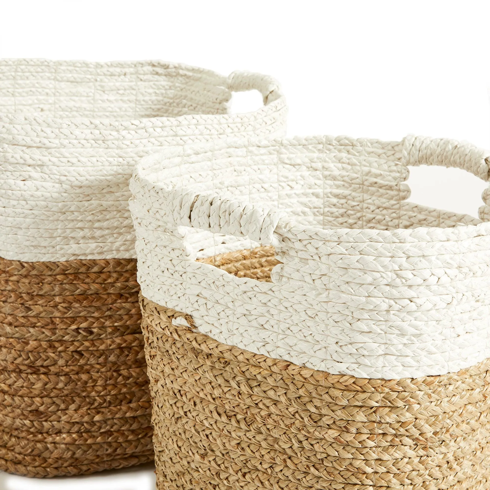 Madura Rectangular Baskets, Set Of 2