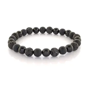 Matte Onyx Bead Bracelet