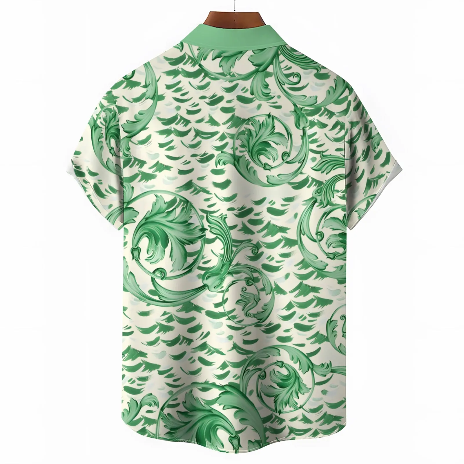 Men's Art Print Casual Short Sleeve Shirt 2403000573