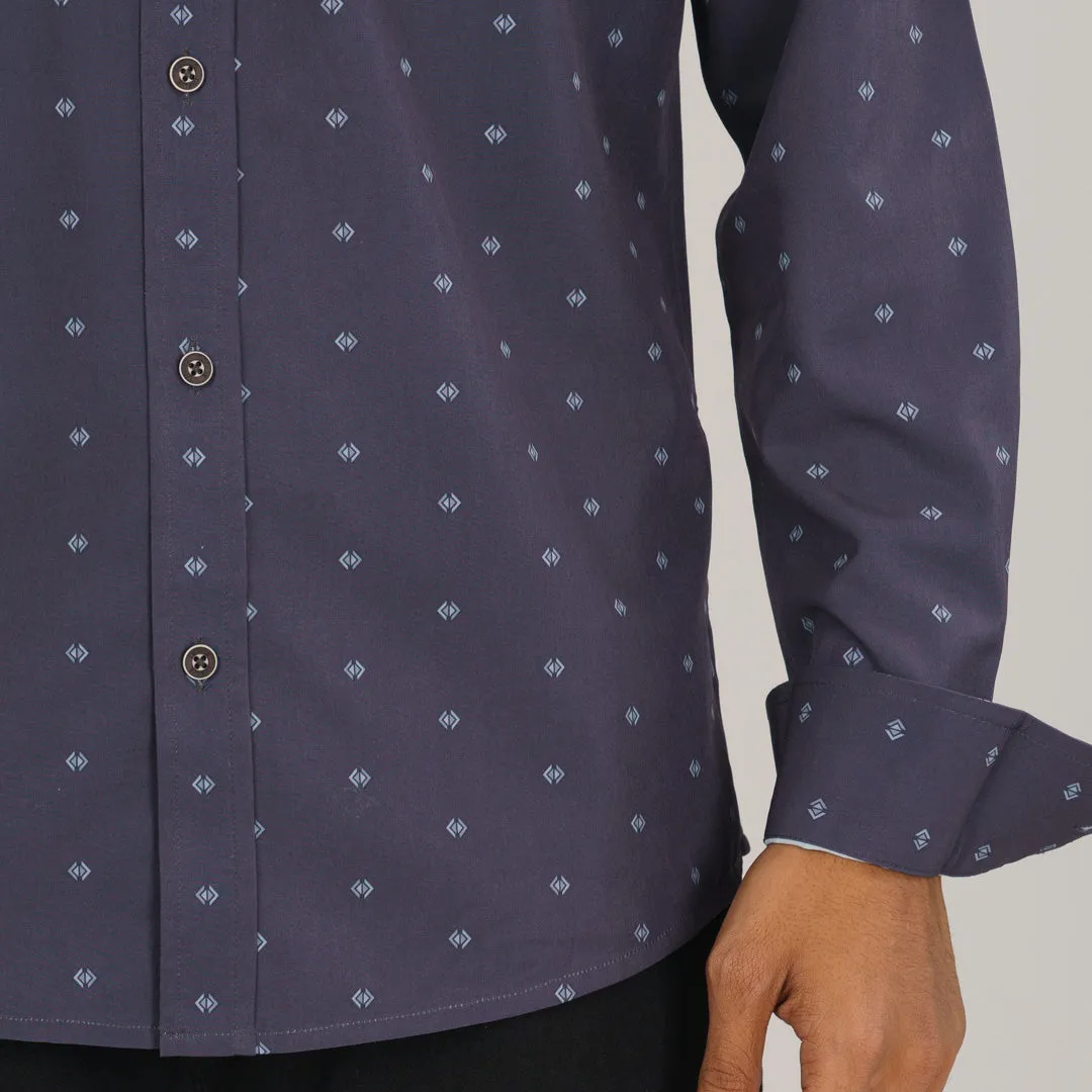 Mens Black Aop L/S Shirt