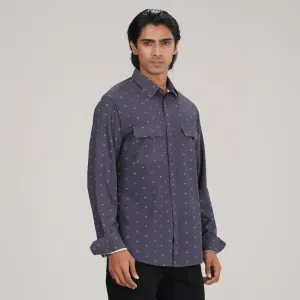 Mens Black Aop L/S Shirt