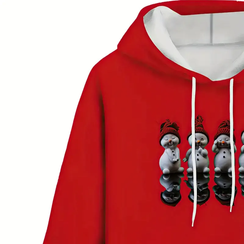 Men's Casual Christmas 3D Print Hoodie & Pants Set 2410004214