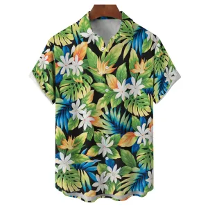 Men's Hawaiian Casual Short Sleeve Shirt 2402000028