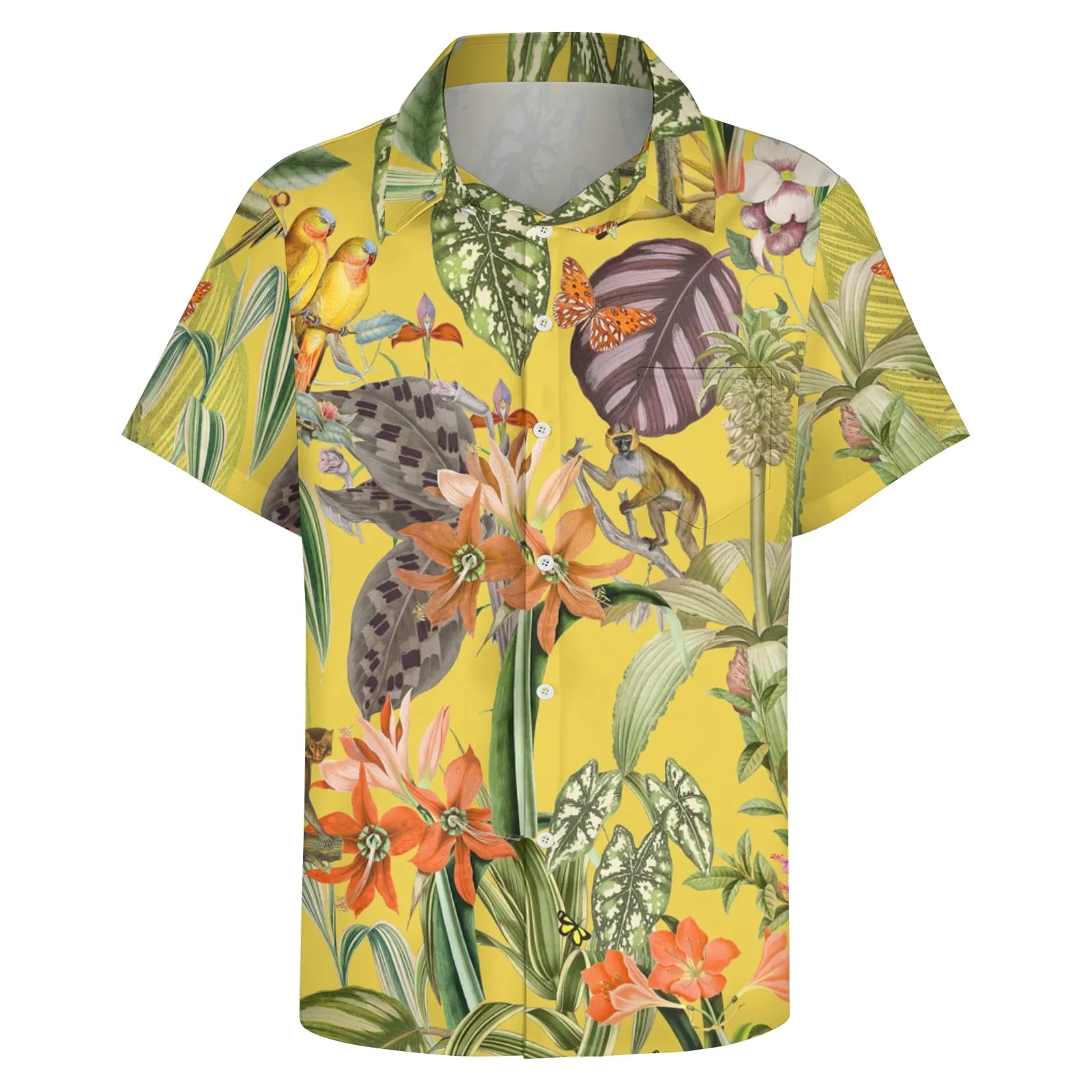Men's Hawaiian Casual Short Sleeve Shirt 2403000392
