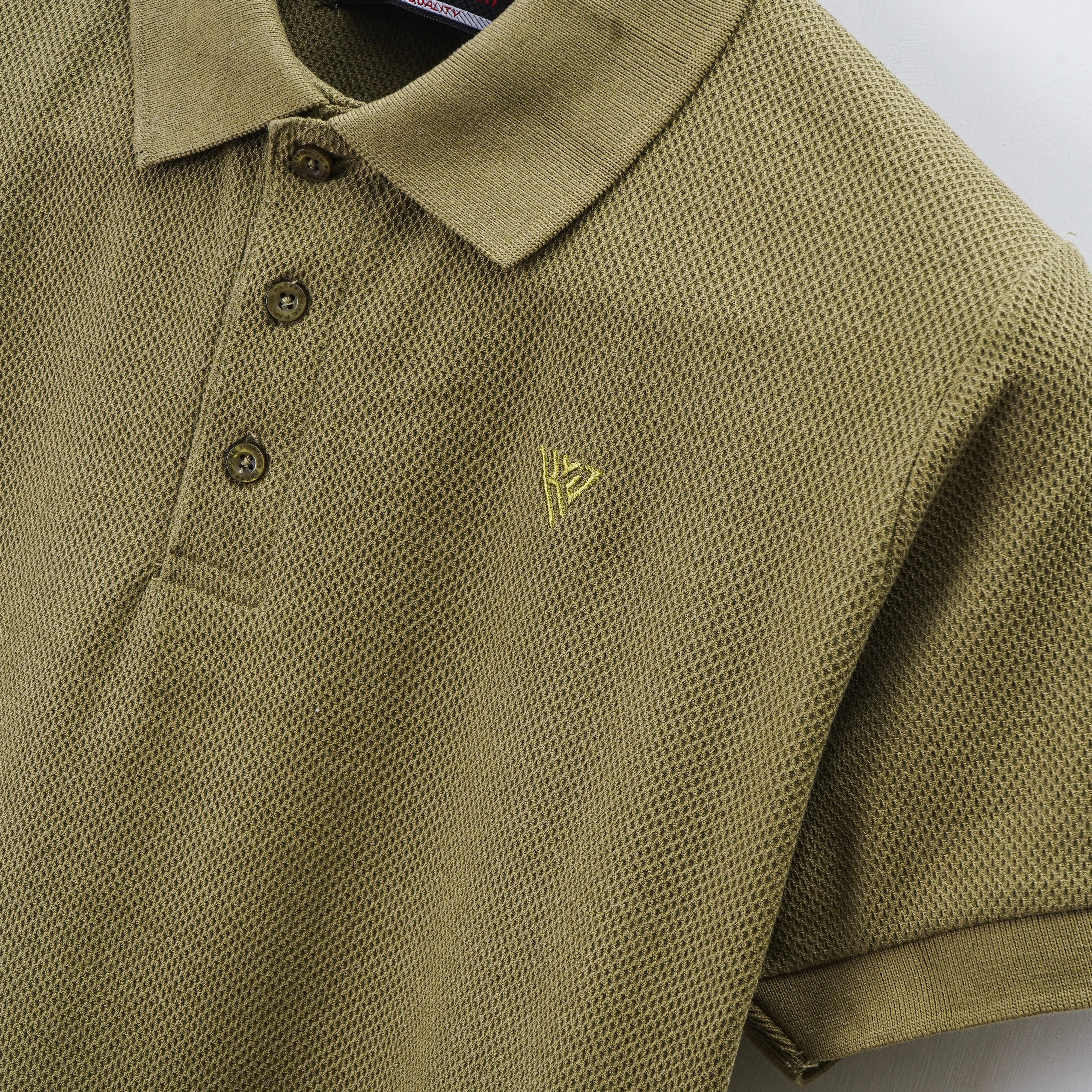 Men's Popcorn Half Sleeve Polo