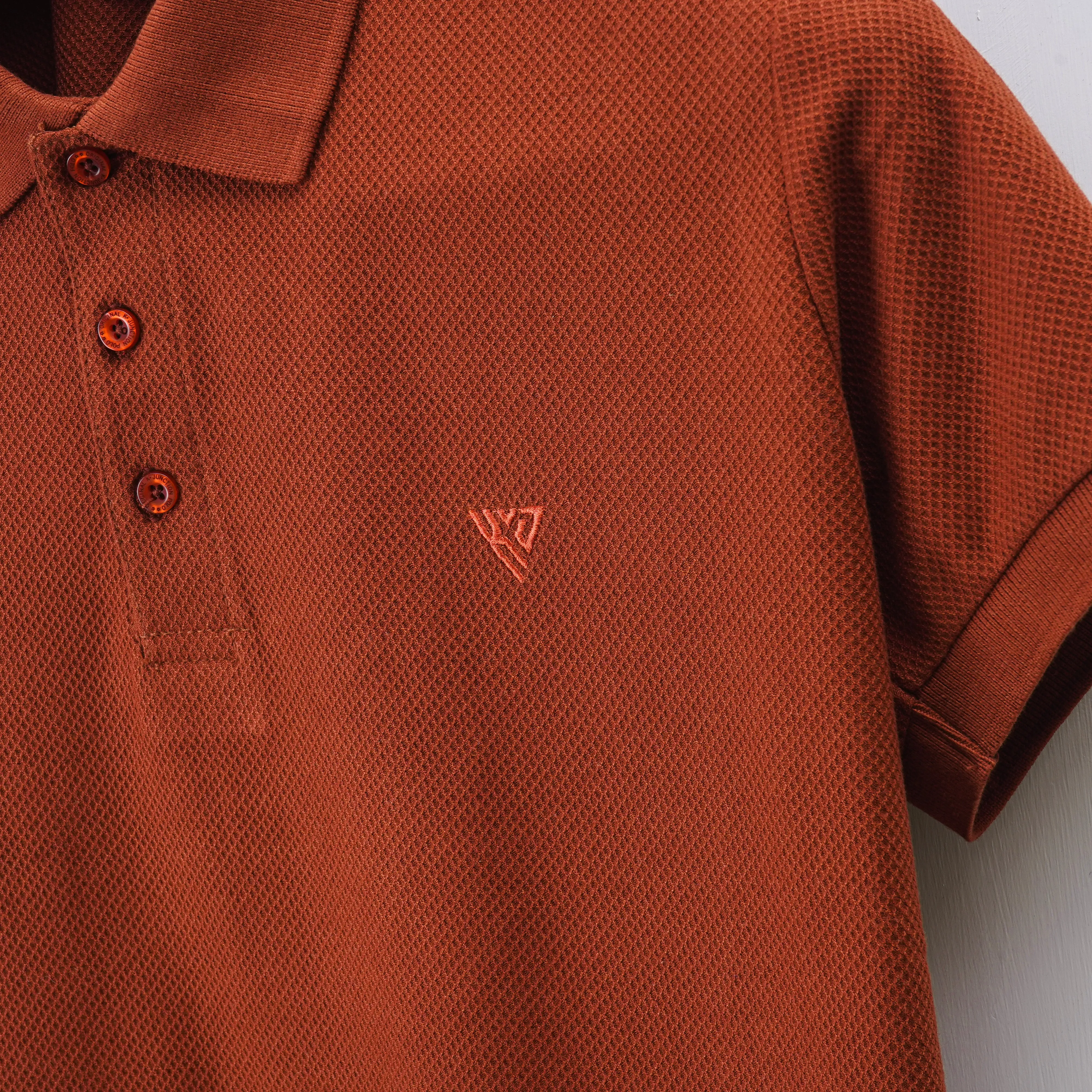 Men's Popcorn Half Sleeve Polo