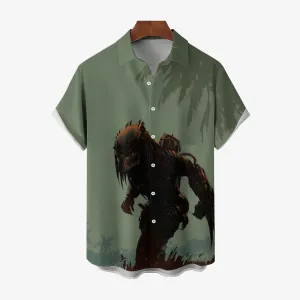 Men's Predator Casual Short Sleeve Shirt 2404001795