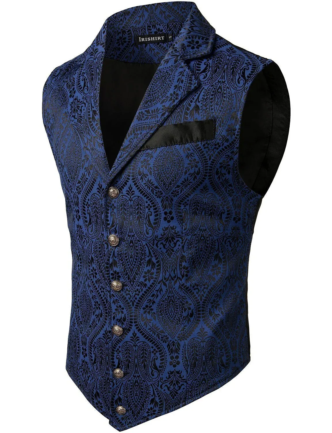Men's Victorian Suit Vest Steampunk Gothic Waistcoat Vintage Vest