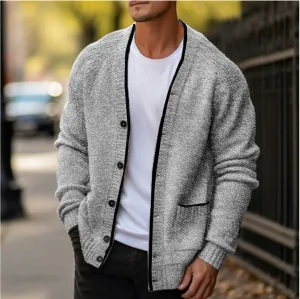 Men's Warm Knitted Cardigan Sweater for Fall & Winter – Jacob
