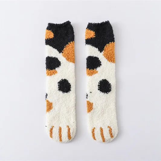 Meow Theme Woolen Socks