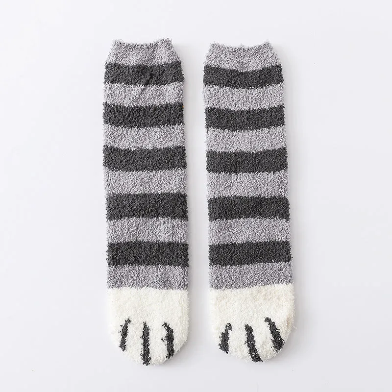 Meow Theme Woolen Socks