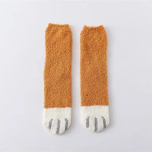 Meow Theme Woolen Socks