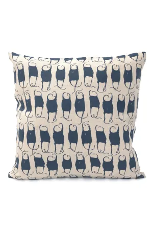 Mermaid's Purse Pillow - Navy
