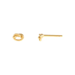 Mini Love Knot Stud Earring