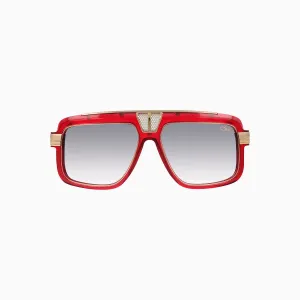 Mod 678 Cazal Red Gold Sunglasses