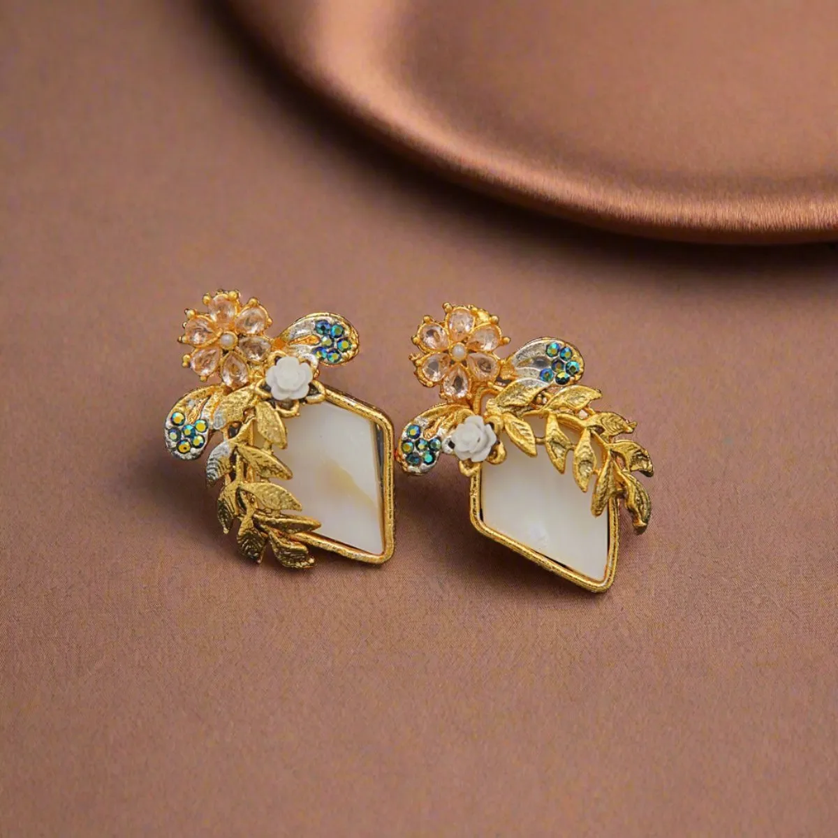 Mother Of Pearl Turkish Earrings
