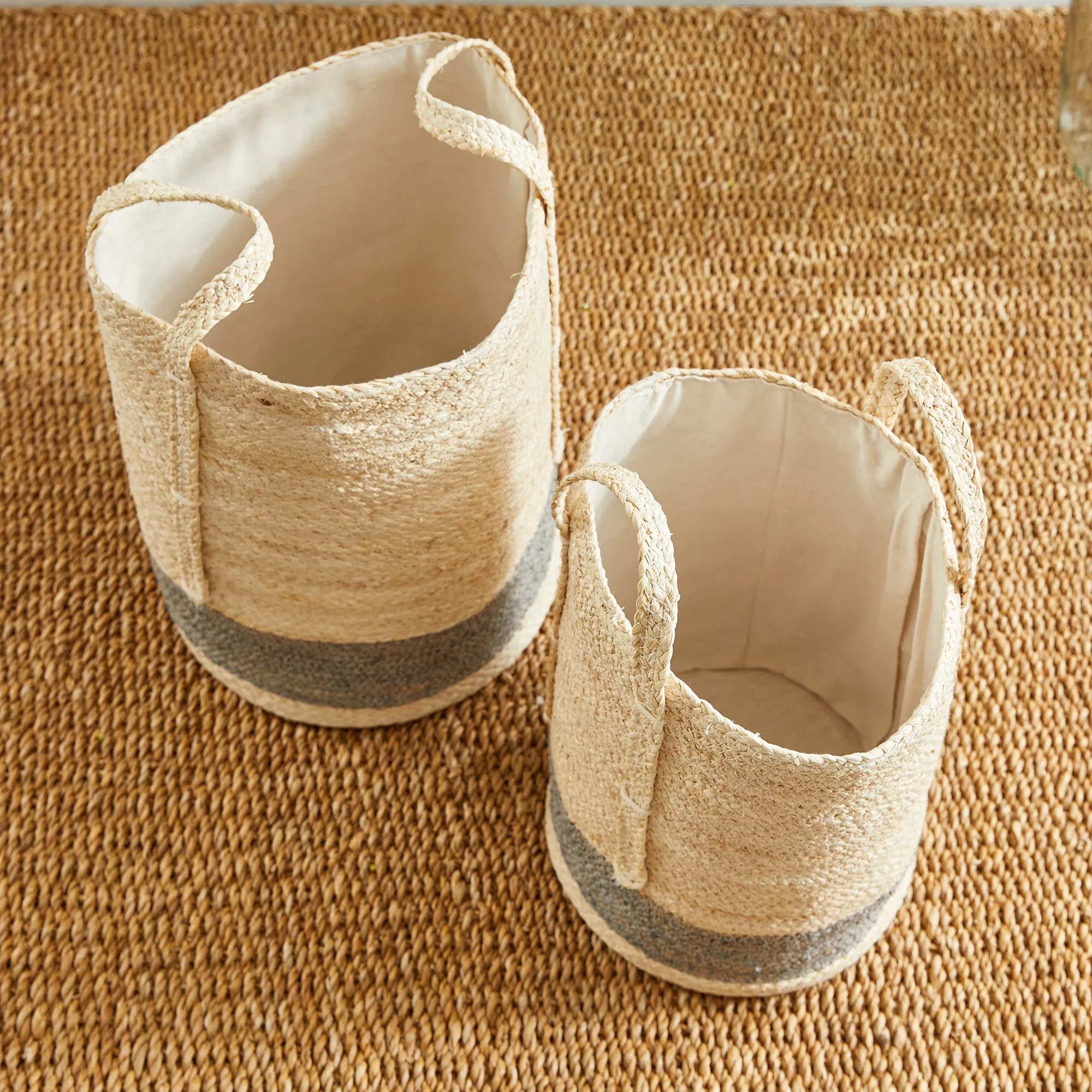 NAPA Home & Garden, QUINN ROUND BASKETS, SET OF 2,HU401