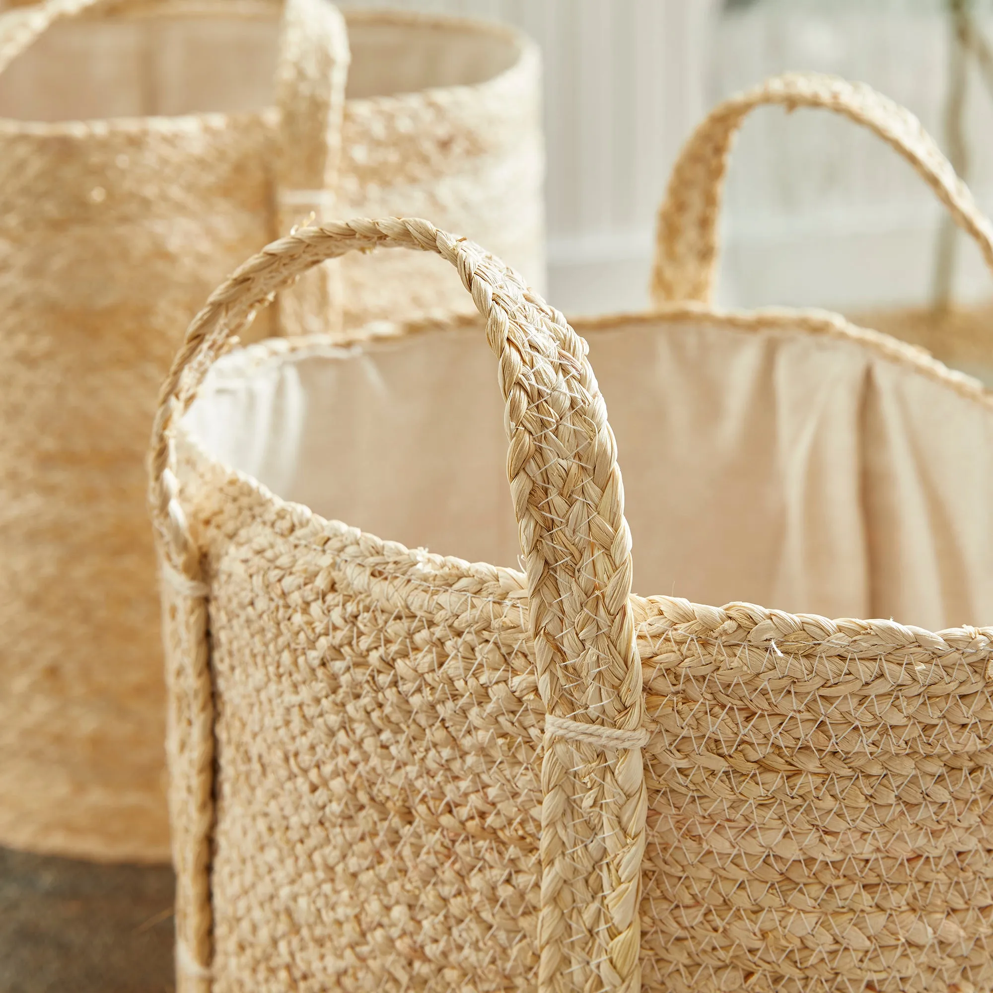 NAPA Home & Garden, QUINN ROUND BASKETS, SET OF 2,HU401
