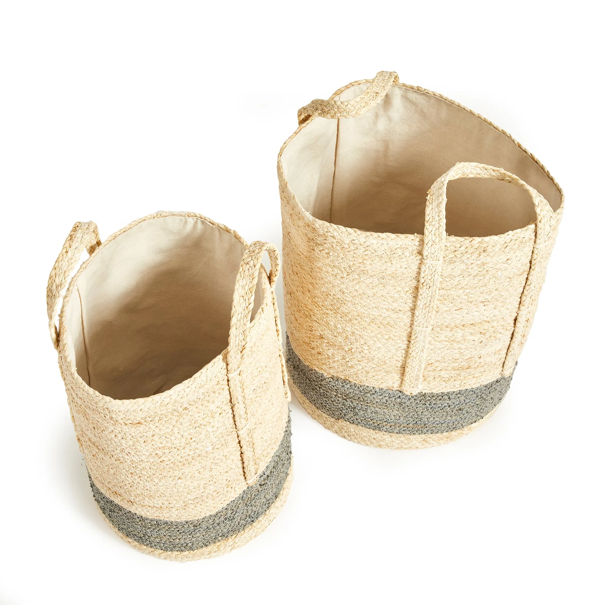 NAPA Home & Garden, QUINN ROUND BASKETS, SET OF 2,HU401