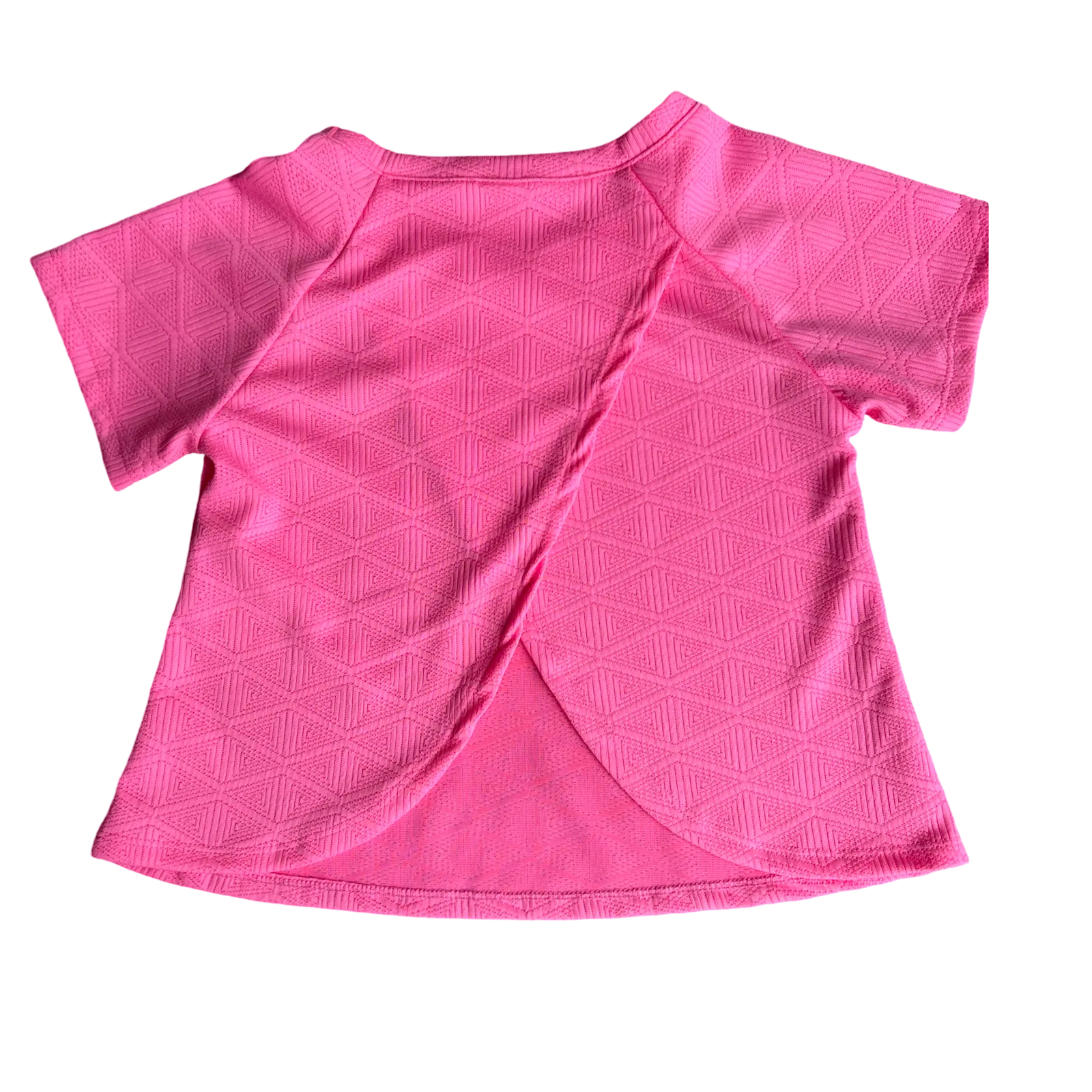 Neon Pink Diamond Textured Top