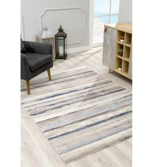 New Casper 9998 Navy Blue Rectangle Rug, 2'3" X 4'! Made in Turkey!