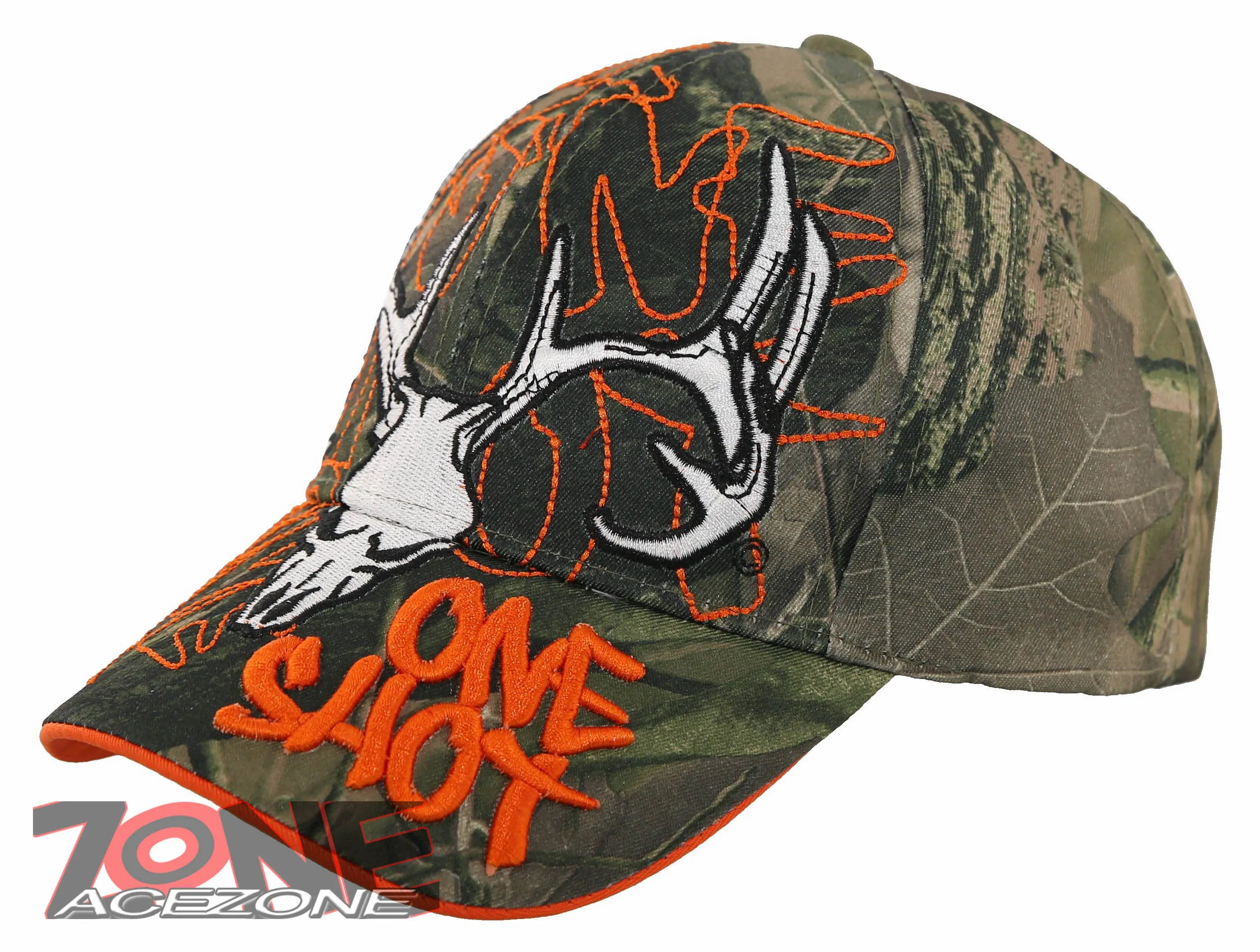 NEW! ONE SHOT DEER HUNTER BUCK OUTDOOR SPORTS CAP HAT CAMO