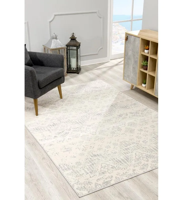 New Sunshine - 5'3" x 7'7" Casper 9929 Ivory & Grey Rectangle Rug