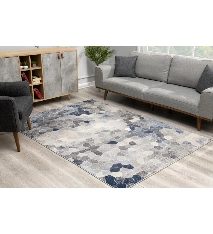 New Sunshine Rugs Casper Area Rug 3 Ft 9 Inch X 5 Ft 6 Inch! Stain and mold resistant! Made in Turkey!