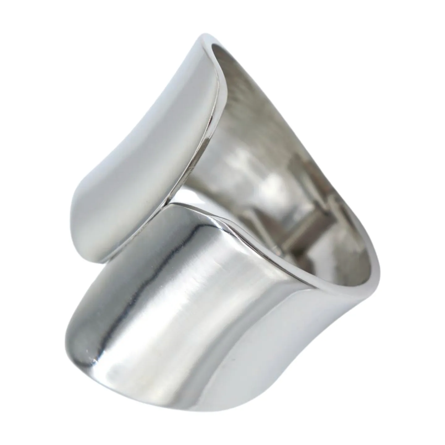 New Women Silver Metal Wrist Cuff Bracelet Fashion Jewelry Accessory
