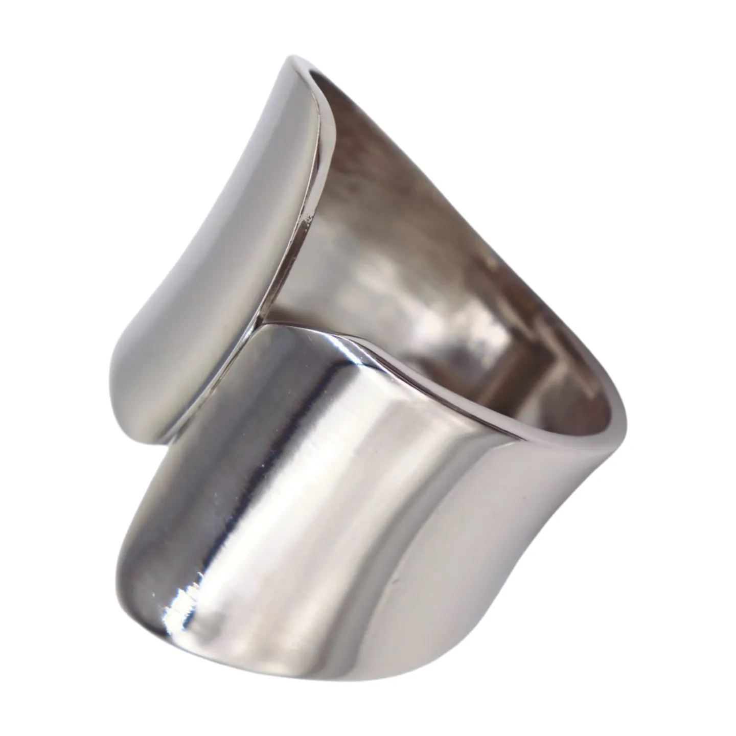 New Women Silver Metal Wrist Cuff Bracelet Fashion Jewelry Accessory