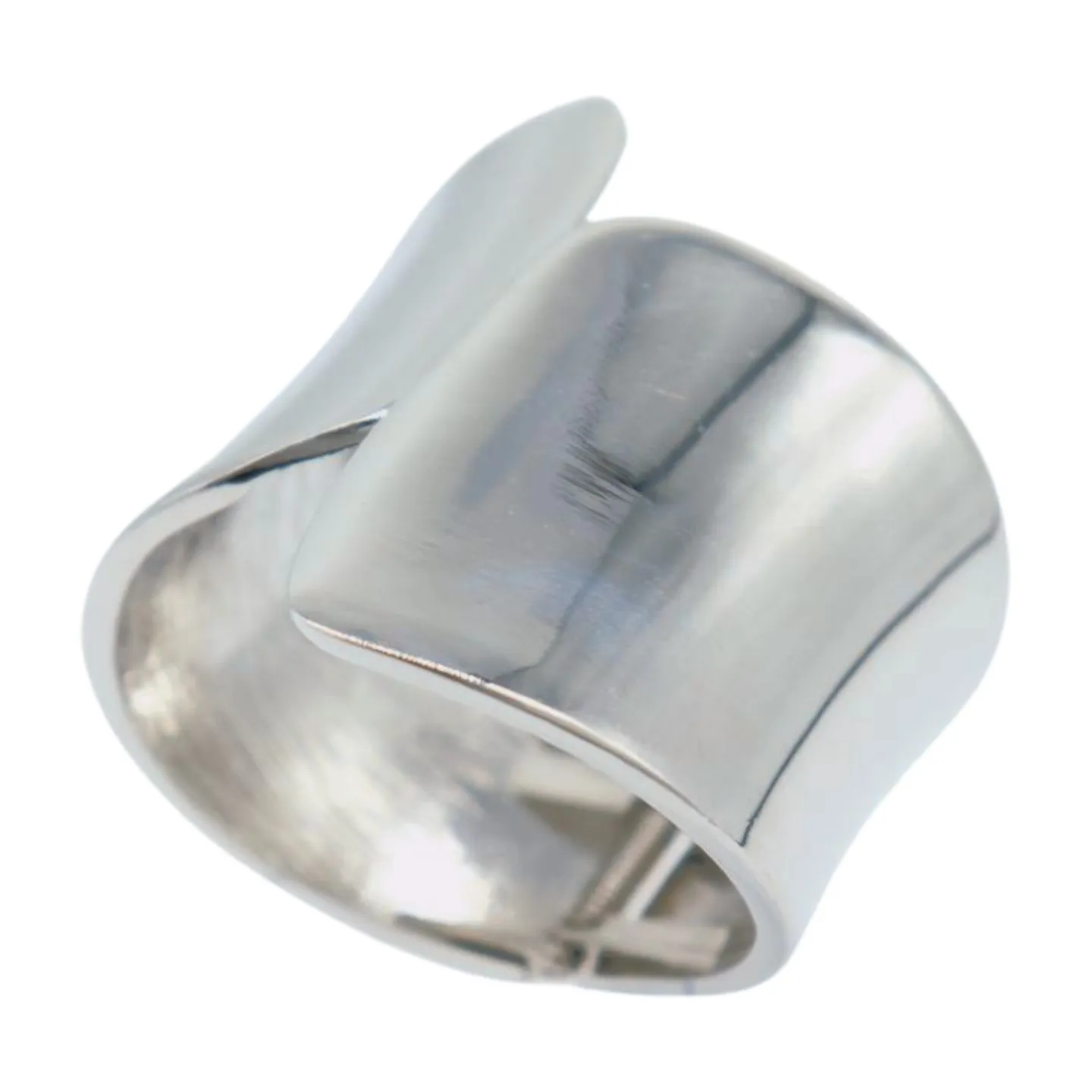 New Women Silver Metal Wrist Cuff Bracelet Fashion Jewelry Accessory