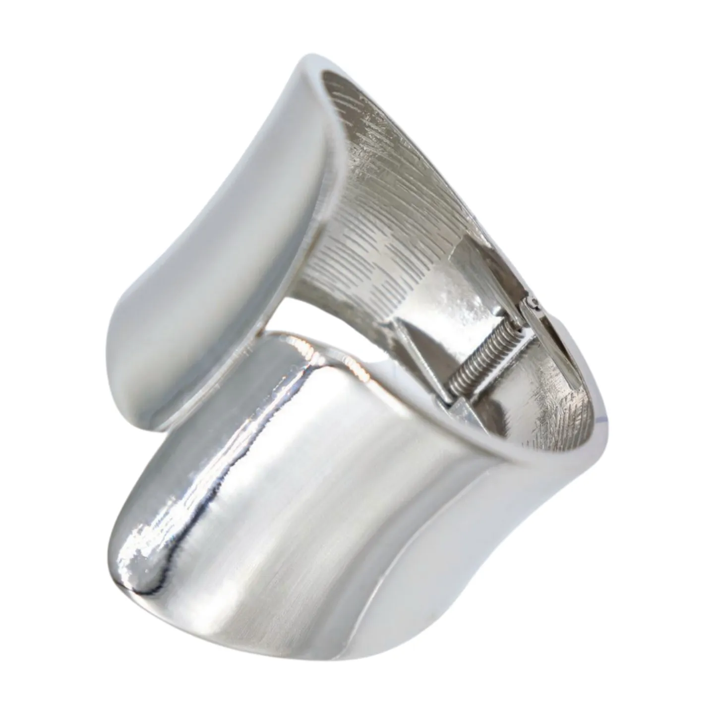 New Women Silver Metal Wrist Cuff Bracelet Fashion Jewelry Accessory
