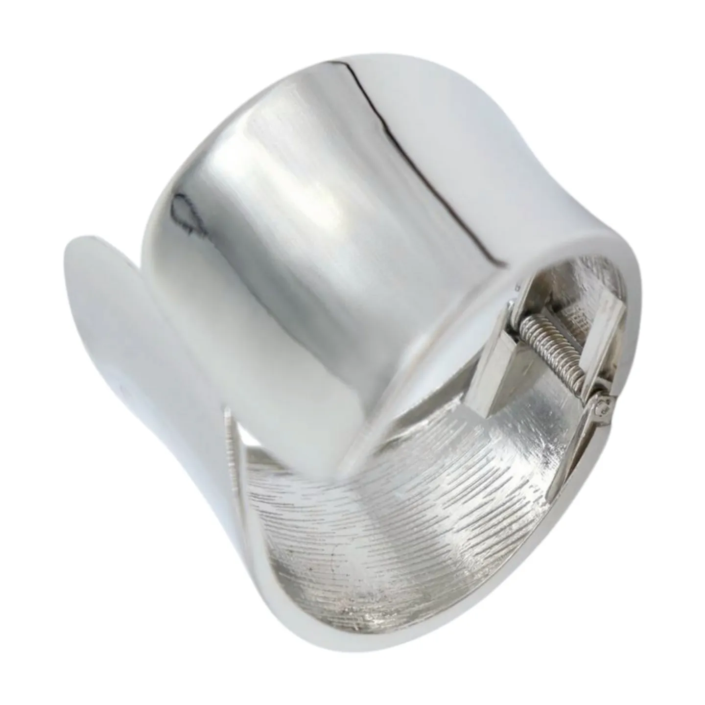 New Women Silver Metal Wrist Cuff Bracelet Fashion Jewelry Accessory