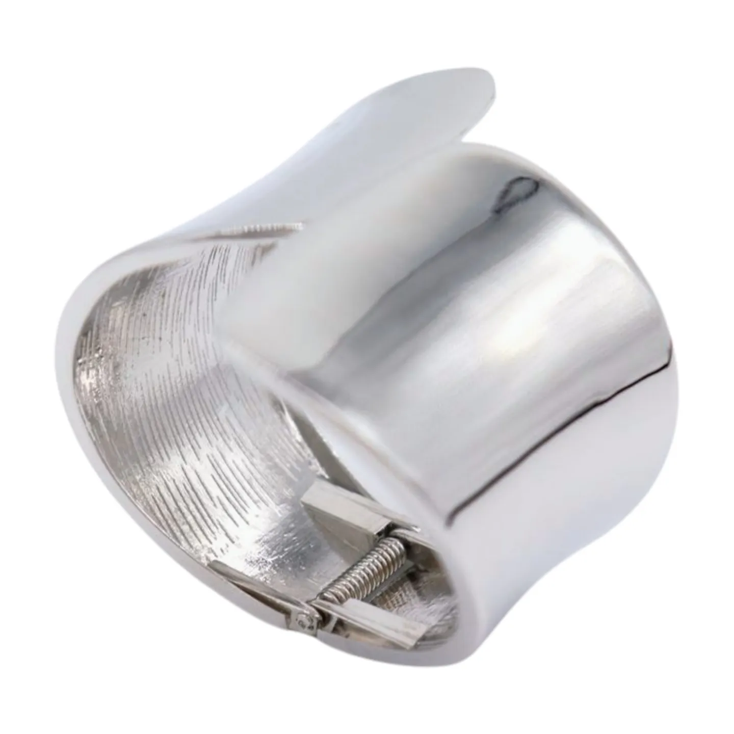 New Women Silver Metal Wrist Cuff Bracelet Fashion Jewelry Accessory