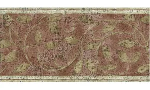 Norwall Zen Leaves ZN76176B Wallpaper Border