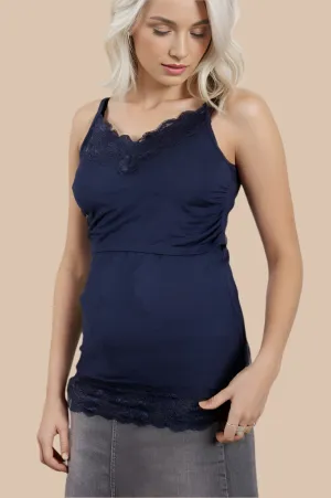 Nursing Cami in Midnight